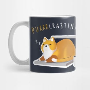 Purrcrastination - Fluffy Soft Cat - Kitty Procrastination Mug